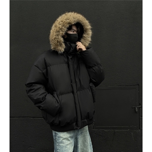 24年新款高级感品质短款皮棉衣立领加厚棉服外套M6710-PP88图片