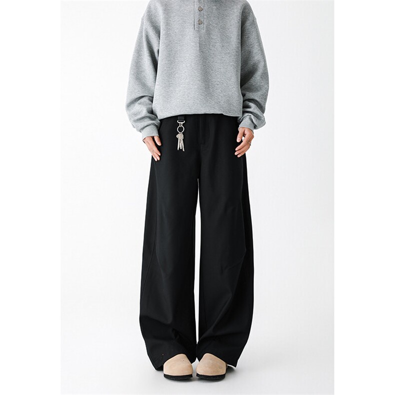 港风休闲裤长裤宽松弯刀裤西裤A014-DY25212-P60控88,男装休闲裤,电商A014