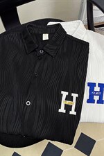 1港风短袖衬衫情侣大码M-5XL中性风网红短袖衬衫DSC7767特P35控58，男装T恤，星座226-2