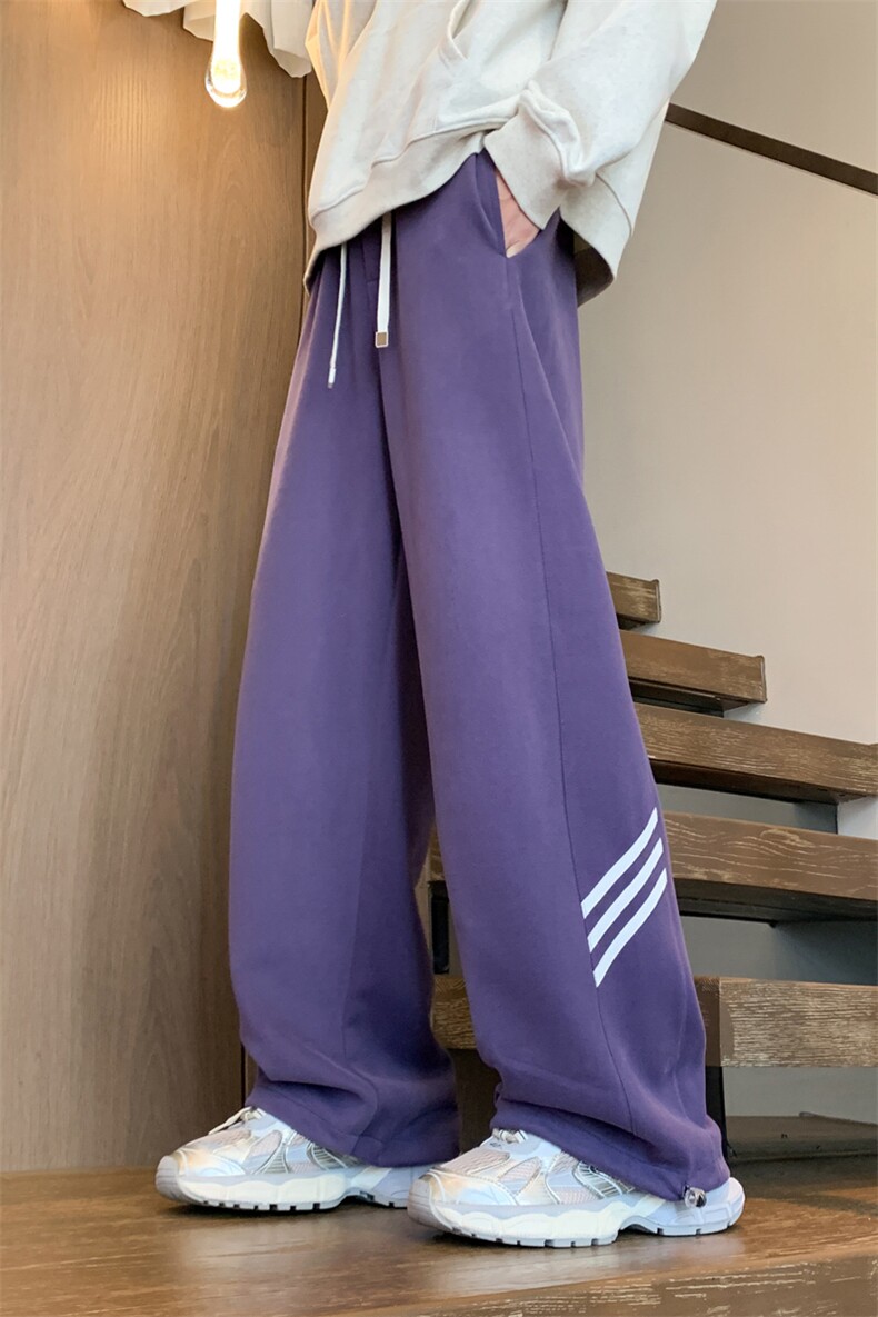 巴黎3杠运动裤男士卫裤A210A-WK03-P35,男装休闲裤,电商A210A