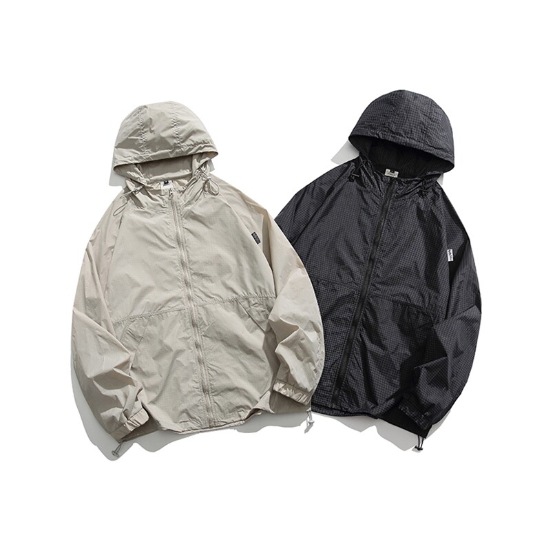 外27-2GANYOU日系清新格子防晒服（网盘带报告）JK36-P85图片
