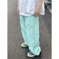 【现货】XZ612-K779-P55控79夏季多巴胺休闲裤排扣冰丝裤西裤，男装西裤，星座612