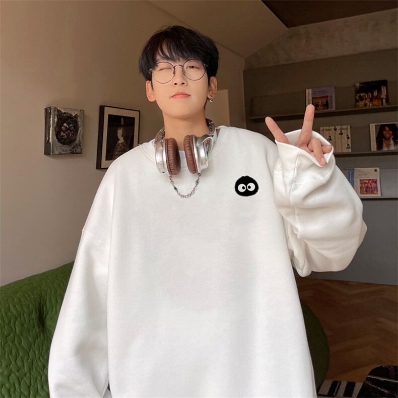 ！圆领卫衣男装港风长袖T恤男外套男WY192-P28,男装卫衣,电商B367
