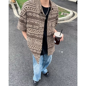 男士2024新款日系风短衬衫 HJ13 P38图片