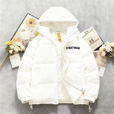 1506-1/M5911/P54克莱因蓝连帽棉服男字母印厚保暖外套潮牌，男装棉衣，星座1506-1