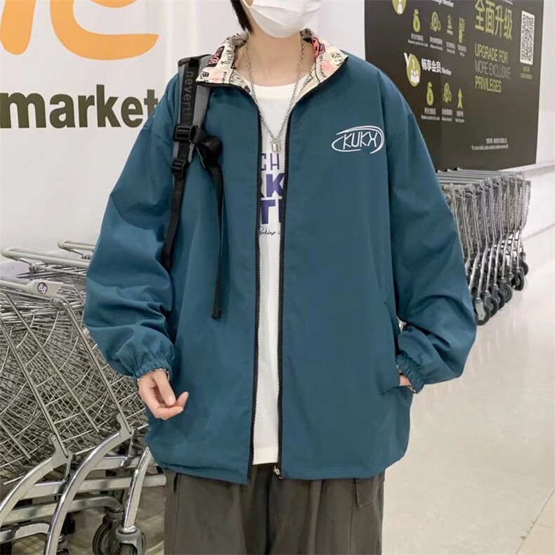 潮流夹克潮男春季双面穿夹克J030P60,男装夹克,星座1116-2