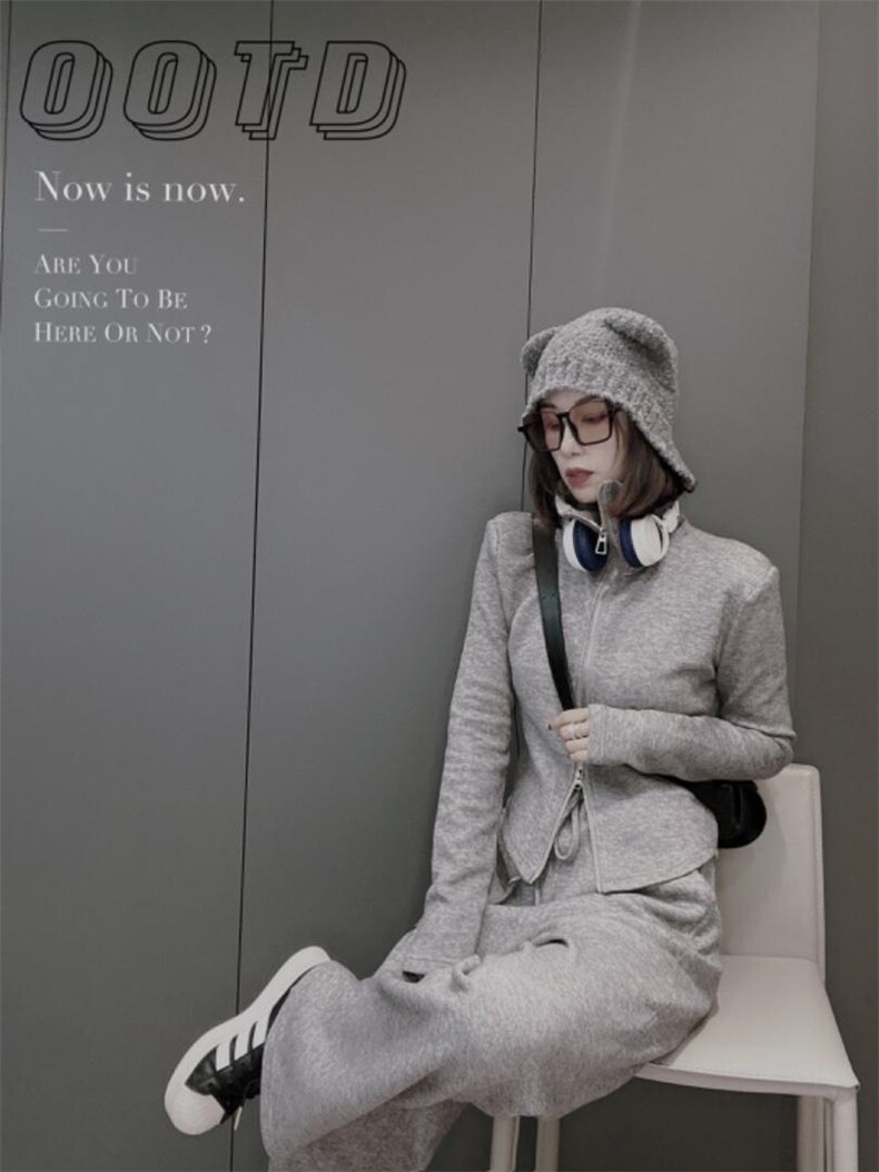 羊毛针织衫套装ＭL，女装针织衫/毛衣，可纳奇