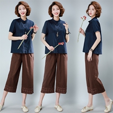 时尚套装套裙时尚2023年夏季潮流舒适休闲简约百搭，女装套装/套裙，奕阳依阁