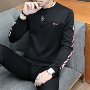 大货已备 春季跑量款长袖T恤圆领韩版男士卫衣电商A112-W2780-P20图片