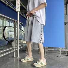 流行ins直筒时尚休闲裤夏季宽松型五分运动裤CK38P28，男装休闲裤，星座1116-2