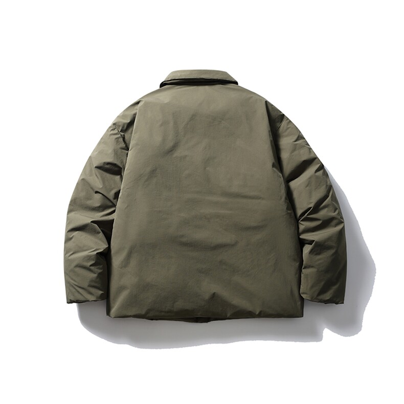 南夏乔装2025冬季新款日系纯色多口袋面包服棉衣复古休闲宽松棉服,男装棉衣,电商S006（B521）