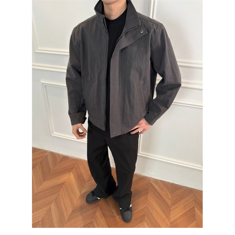 美式复古高级感立领夹克男春秋季休闲宽松工装外套潮LB9877-P73,男装夹克,星座1008