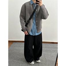 毛衣开衫1302-86788-P75成分35.6晴纶14.6锦纶49.8聚酯纤维，男装针织衫/毛衣，星座1302