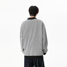 潮牌高街翻领卫衣潮流宽松休闲上衣A161-9160-P40，男装卫衣，电商A161