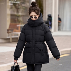 冬季新款羽绒服2024年百搭显瘦小个子白鸭绒冬天连帽女士保暖外套，女装羽绒服，拾衣