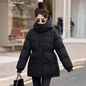 冬季新款羽绒服2024年百搭显瘦小个子白鸭绒冬天连帽女士保暖外套图片