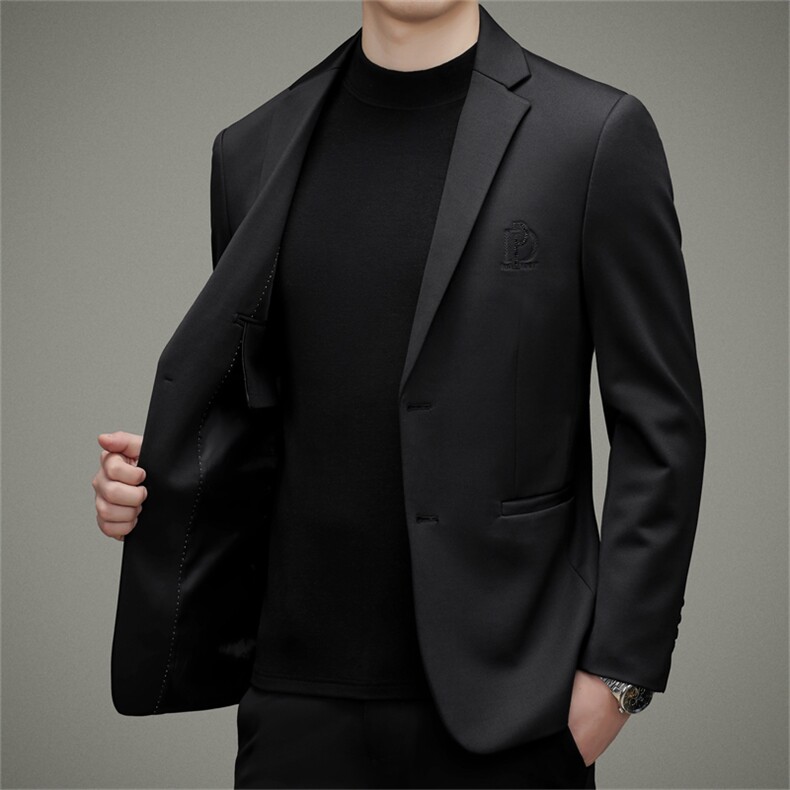 DJ2229钱塘2020-3中年男士商务休闲百搭合身秋冬季西服P152,男装西服,钱塘207-3