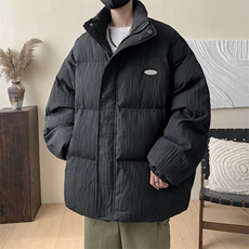 W8209P120控158肌理感新面料宽松压皱休闲棉服羽绒棉上衣棉衣，男装棉衣，电商B205