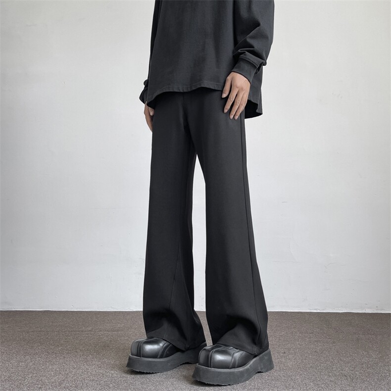 秋季新款港风美式高街ins潮牌微喇裤腿休闲裤西裤男潮 ZK3789-P40图片