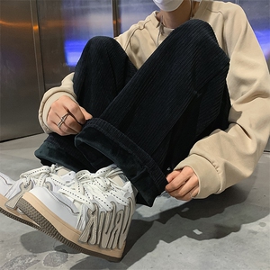 8XL-M 秋款特大码胖子运动裤灯芯绒卫裤男9028P45控58图片