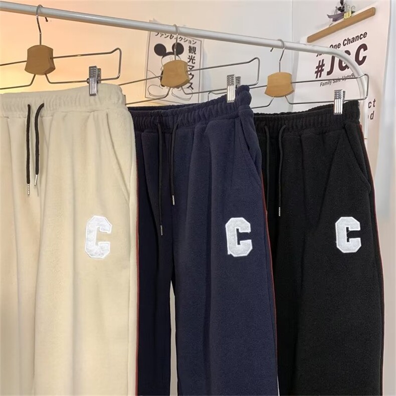 男秋季新款港风摇粒绒休闲裤G40P38,男装休闲裤,星座1116-2