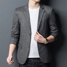 男士西装休闲西服男春秋外套单件上衣2023新款春季中年爸爸装单西，男装西服，电商B212（原钱塘6029）