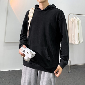 外贸 现货！奥粒绒宽松连帽刺绣卫衣男港风潮牌休闲卫衣W2288P38图片