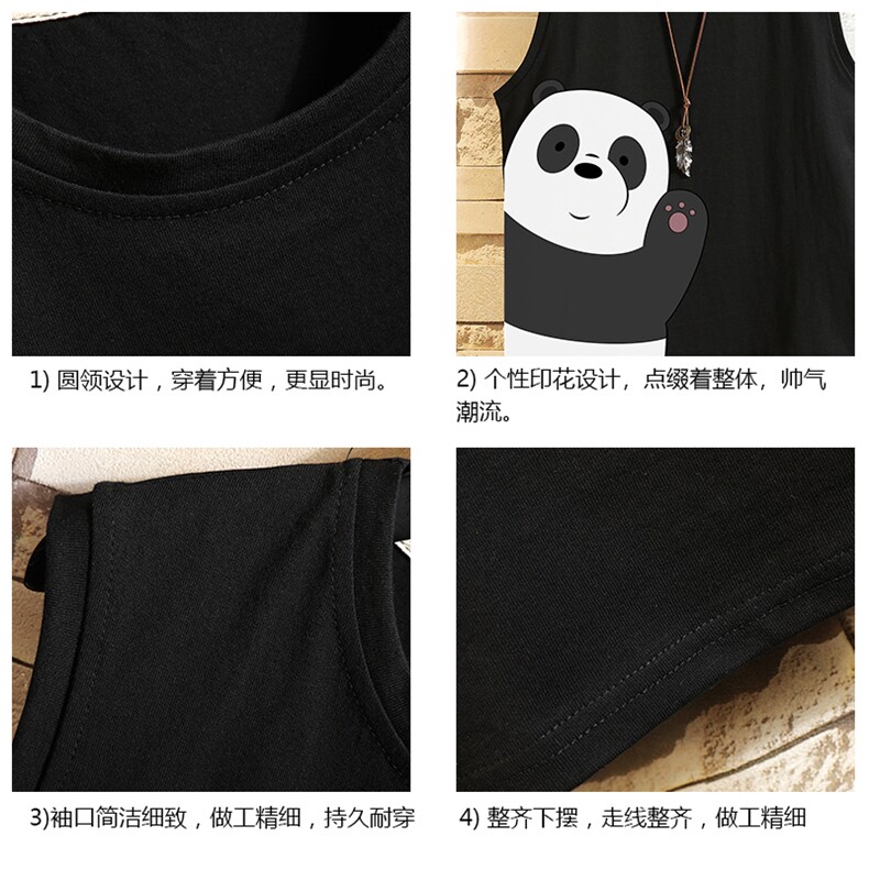 BX25159-P20港风运动汗背心男大码汗衫男无袖T恤男砖墙挂拍,男装T恤,电商A040A
