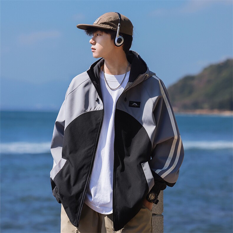 直播数据款 山系户外美式防风防水防污冲锋衣夹克外套 6609-P70图片