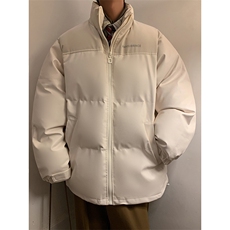 冬季皮棉衣潮流加厚立领保暖休闲棉服字母印花男A266-P01-P80，男装棉衣，电商A266