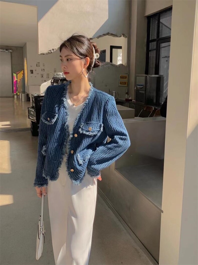 2022春装，深度服饰小香风上衣，其它，深度