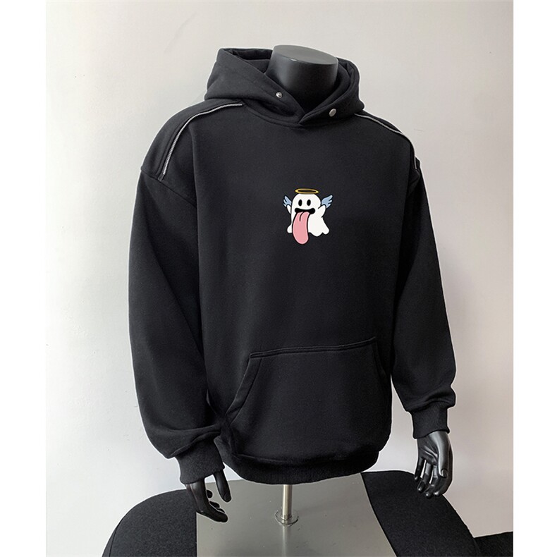 360克重磅图拉链华棉连帽卫衣【有货】C403A-WY25302LLJR-P85,男装卫衣,电商C403A