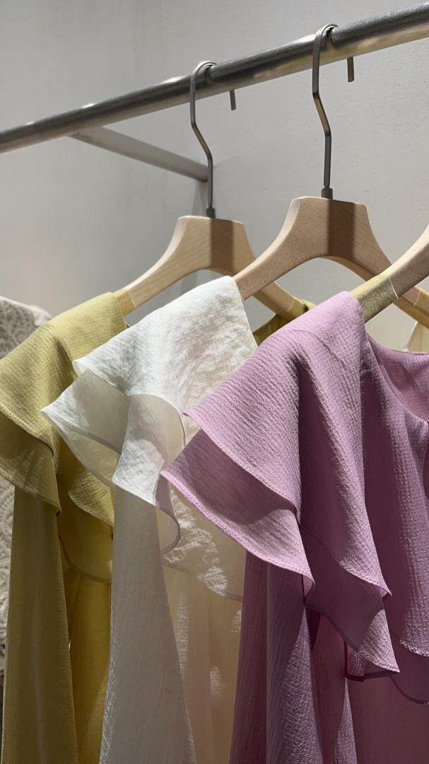 韩系荷叶边小衫，其它，昕叶良品