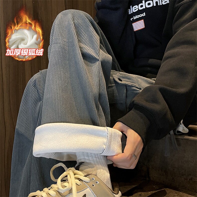 特批P55无差价薄款改加绒cleanfit潮牌灯芯绒工装裤男K1167J加绒,男装工装外套,电商A001-1