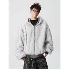 706-LK6059-P148现货冬季双面穿座山雕仿兔毛棉衣保暖棉服外套，男装棉衣，星座706