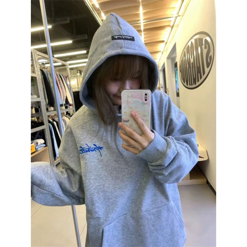 纯棉刺绣胶标连帽卫衣ZW0120-P50,男装卫衣,星座313A(原308A-2)