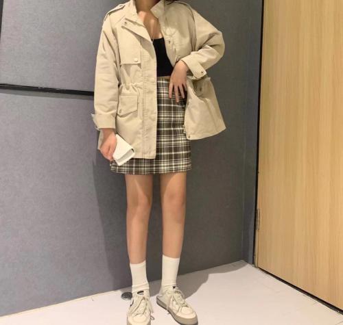 希希野子20552-1春水洗类风衣外套,女装风衣,XXYZ