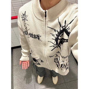 【有货】手稿开衫毛衣外套男情侣针织衫线衣5504CC-特P58