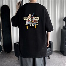 DX17016-P20纯短袖t恤男大码半袖打底衫宽松体恤衫港风，男装T恤，电商A040