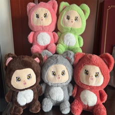 五色小熊可爱毛绒玩偶精品八寸娃娃机公仔,翔家毛绒玩具厂 五色小熊可爱毛绒玩偶精品八寸娃娃机公仔,翔家毛绒玩具厂