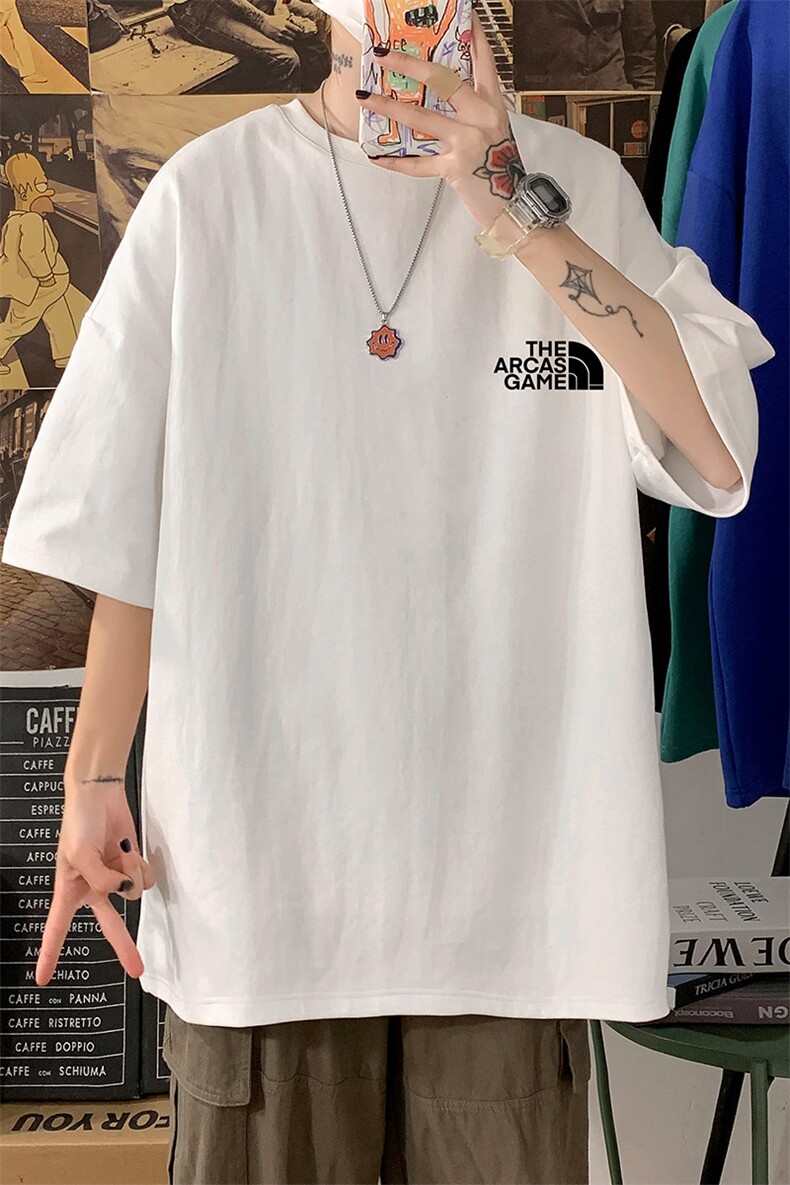 DX17232-P20纯短袖t恤男大码半袖打底衫宽松体恤衫港风,男装T恤,电商A040