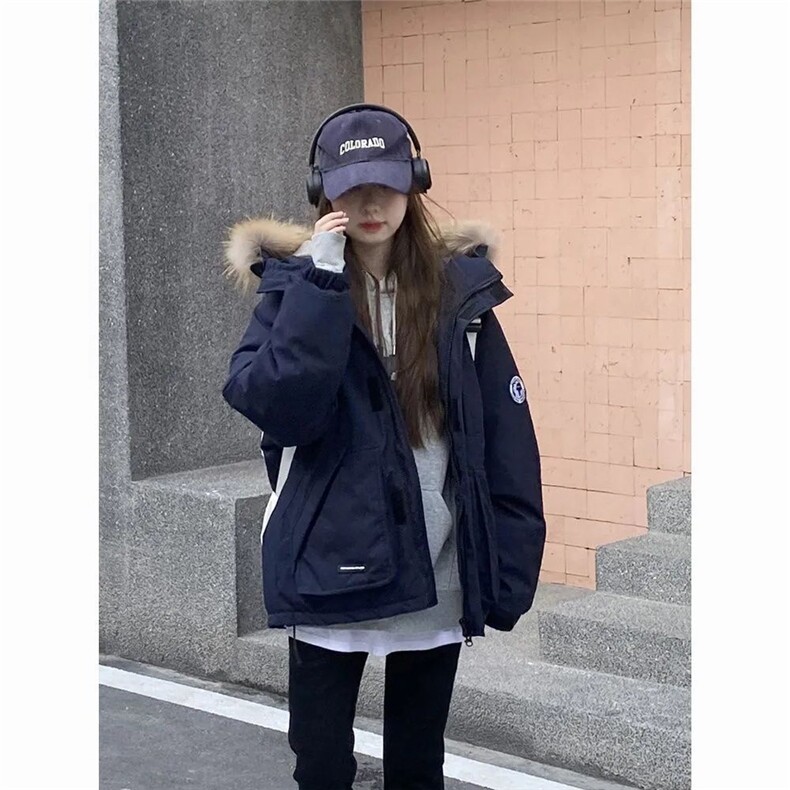 【升级款】派克服工装羽绒棉服oversize面包服外套Y902-P110网图,男装棉衣,电商B245
