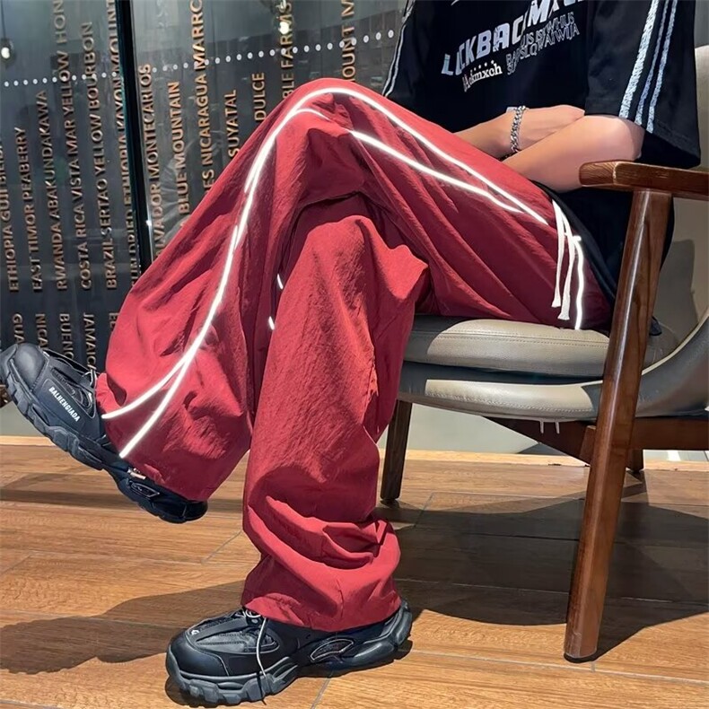 日系长裤拉链时尚新款文艺青春流行夏季微弹休闲裤男潮流,男装休闲裤,星座716-4