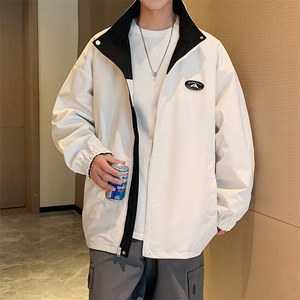 新款现货户外双面穿立领夹克男 冲锋衣外套JK901 -P75图片