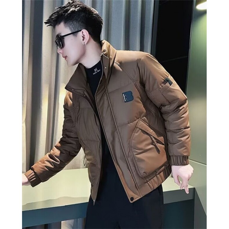 秋冬季痞帅棉衣男款高级感棉服修身潮流工装棉袄外套M616,男装棉衣,星座1116A（原606A-3）