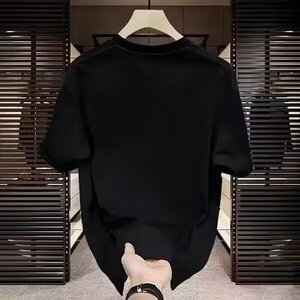 重磅潮牌短袖t恤男士夏季新品美式潮流圆领印花上衣体恤图片