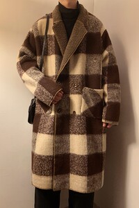 秋冬呢大衣双面穿外套加绒夹克加厚外套长款1016-1 W97 P168 K198图片