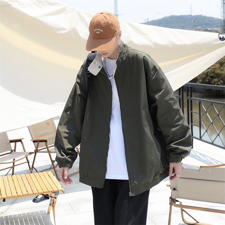 春秋日潮立领机能夹克男cityboy城市休闲复古宽松外套JK0261-P58,男装夹克,星座308B-1