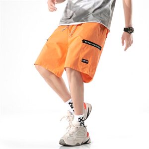 短裤男夏季2021新款潮流宽松休闲五分潮牌薄款裤子 A438-Z951-P35图片