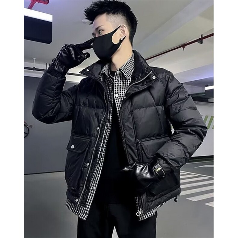 棉服男款冬季网红痞帅外套冬装秋冬款男装男士棉衣 M607图片